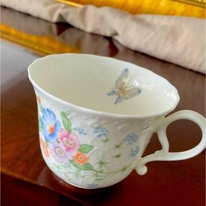 6 mikasa something blue coffee cups NWOT